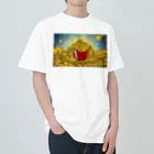 JoyfulMomentsCraftsの黄金とポテト ー Golden and Potato ー Heavyweight T-Shirt