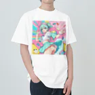 yozoraniyumeoの魔法スイーツ少女 Heavyweight T-Shirt