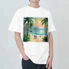 Paradise ExploreのPalm Breeze Bliss ヘビーウェイトTシャツ