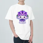 kimiyanの花くらげ　すみれちゃん2 ヘビーウェイトTシャツ