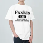 178@FxxkisのFxxkis ブラックロゴTシャツ Heavyweight T-Shirt