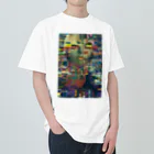 Blue planetのvol.4 glitch ヘビーウェイトTシャツ