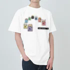 楽猫楽描しげ屋のsmall amimal life3 Heavyweight T-Shirt