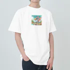 dinosaur_brothersのべびぃプテラ① ヘビーウェイトTシャツ