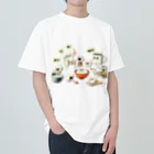 nail_aphroditeのにぎやか！朝食タイム ヘビーウェイトTシャツ