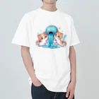 Freeman1の水瓶とネコ Heavyweight T-Shirt