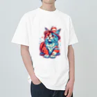 伊藤豊大の猫LOVEアメリカ　　 Heavyweight T-Shirt