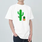 yellowgreenのサボテン　さぼてん Heavyweight T-Shirt