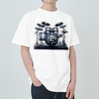 moka_mattarliのドラムマン Heavyweight T-Shirt