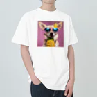 ハワイライフのイケてるパイナップル犬 Heavyweight T-Shirt