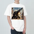 片山淳大の武器シリーズ　砲台 Heavyweight T-Shirt