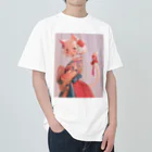 AQUAMETAVERSEの猫のファッションショー Heavyweight T-Shirt