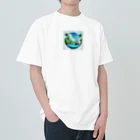 海の幸のカリブ海と船 Heavyweight T-Shirt