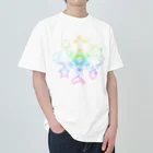 Metatron’s Cube Cosmosのメタトロンキューブと海の生き物たち Heavyweight T-Shirt