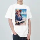 A.Mの夏の海で読書 Heavyweight T-Shirt