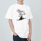 Saori_k_cutpaper_artのBallet Lovers Ballerina Heavyweight T-Shirt