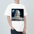 nekosukisukiの宇宙から見守るうさぎさん Heavyweight T-Shirt