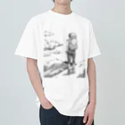 ONPu.ARTのそこに山があるから Heavyweight T-Shirt