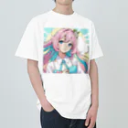 yozoraniyumeoの魔法エクステ少女 ヘビーウェイトTシャツ