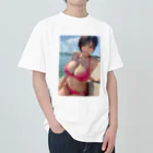 デジタル美女アートのAI美女グラビア５ Heavyweight T-Shirt