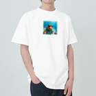 sho24の魚おじさん ヘビーウェイトTシャツ