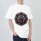 psychedelic mountainのmandala ヘビーウェイトTシャツ