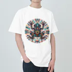 MU-SI-REのエスニックカエル Heavyweight T-Shirt