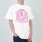 深見葵真のBUDDHIST 辰　lovely pink  Heavyweight T-Shirt