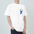 Karin_shopの5歳児かりんの手書きイラストTシャツ「ＫＡＲＩＮＴ」 Heavyweight T-Shirt