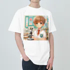 可愛い男の子イラスト販売所　By,keicyanの男の子　中学1年生　科学部 Heavyweight T-Shirt