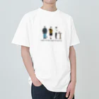 ARO_SHIの植物が好きな男たちイラストTシャツ Heavyweight T-Shirt