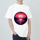 psychedelic mountainのsun set Heavyweight T-Shirt