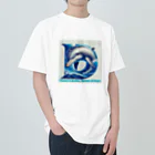 NaturalCanvasのOcean's Smile, Waves of Hope ヘビーウェイトTシャツ