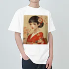 楚々想 so-so-soのUkiyo-e : Beautiful Japanese Girls ヘビーウェイトTシャツ