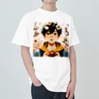 可愛い男の子イラスト販売所　By,keicyanの男の子　中学1年生　春 Heavyweight T-Shirt