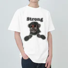 VISHNUのチンパンジーStrong! Heavyweight T-Shirt