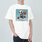 Oz techのスカルフープ：ゴーストプレイヤーのダンクショット Heavyweight T-Shirt