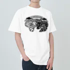 メイドイン極楽スズリ店のCATHOUSE 黑 Heavyweight T-Shirt