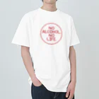 stereovisionのNO ALCOHOL, NO LIFE. Heavyweight T-Shirt