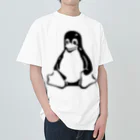 nishidemasamiのTuxくん ヘビーウェイトTシャツ