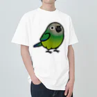 Cody the LovebirdのChubby Bird シモフリインコ Heavyweight T-Shirt