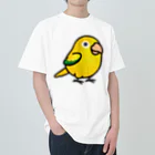 Cody the LovebirdのChubby Bird ニョオウインコ Heavyweight T-Shirt