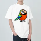 Cody the LovebirdのChubby Bird ハルクインコンゴウインコ Heavyweight T-Shirt