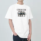 b.n.d [街中でもラグビーを！]バインドの【ラグビー / Rugby】 CROUCH Heavyweight T-Shirt