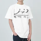 Amateur Academyの超級山岳T（印刷色：ブラック）  Heavyweight T-Shirt