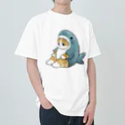 mofusandのサメにゃん ヘビーウェイトTシャツ