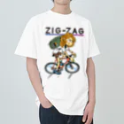 nidan-illustrationの“ZIG-ZAG” 2 ヘビーウェイトTシャツ