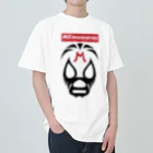 DRIPPEDのMIL MASCARAS-ミル・マスカラス-赤ボックスロゴ ヘビーウェイトTシャツ