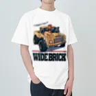 nidan-illustrationの"WIDE BRICK" Heavyweight T-Shirt