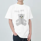 cocoartの雑貨屋さんの【Hug me】（白くま） Heavyweight T-Shirt